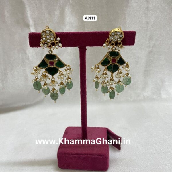 earrings kundan designer